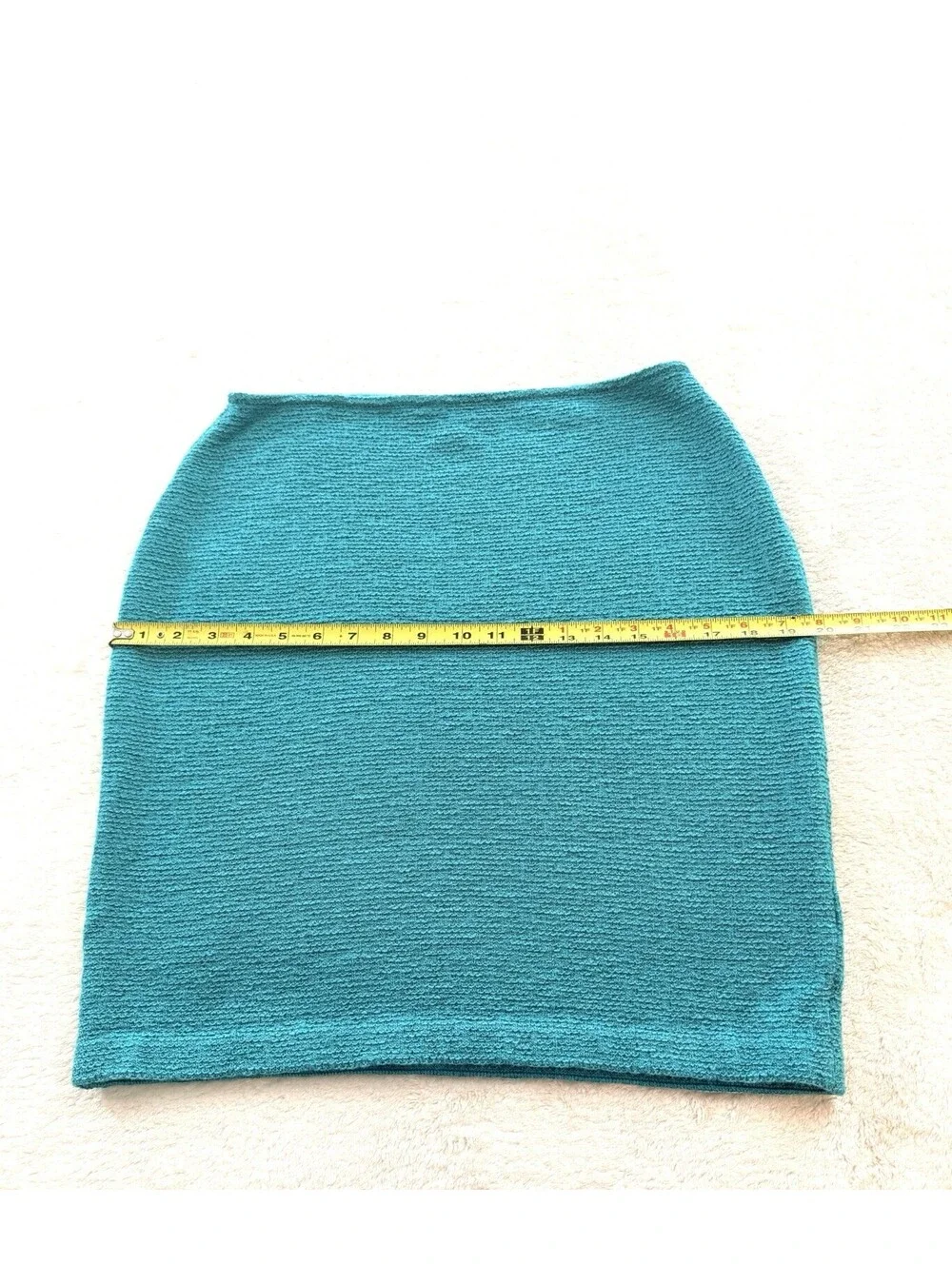 St. John Women’s 2 Piece Teal Skirt Set Knit Skirt Sz 8 Satin Top Sz 4
